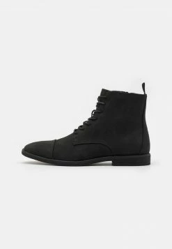 Pier One Hombre Botines Con Cordones - Black