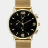 Pier One Hombre Reloj - Gold-coloured