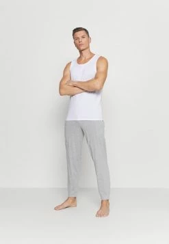 Pier One Hombre 2 PACK - Pantalón De Pijama - Mottled Dark Grey/mottled Grey