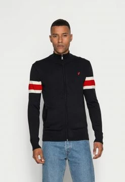 Pier One Chaqueta De Punto - Dark Blue, Hombre