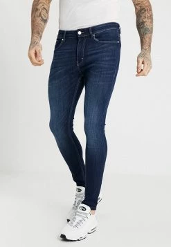 Pier One Hombre Vaqueros Pitillo - Dark-blue Denim