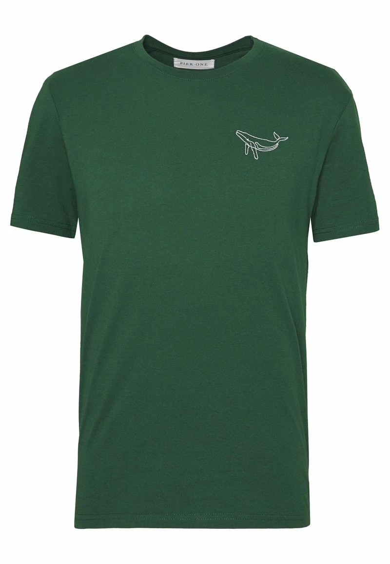 Pier One Hombre Camiseta Estampada - Dark Green 6 Pier One Hombre Camiseta Estampada - Dark Green - Imagen 4