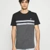 Pier One Hombre Camiseta Estampada - Black/grey -Pier One Comercio 87df1c1549ab472992d01f60176f6e87