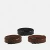 Pier One Unisexo 3 PACK UNISEX - Cinturón - Black/brown /cognac -Pier One Comercio 88ed98c354f84bff9b43540293b418f9