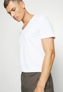 Pier One Hombre 2 PACK - Camiseta Básica - White -Pier One Comercio 8a50f47374ab42e380a66ae8b1778f0e