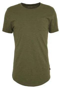 Pier One Hombre Camiseta Básica - Oliv -Pier One Comercio 8a7011baee504efeb0ca14fb4bcf5a0c