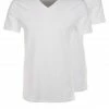 Pier One Hombre 2 PACK - Camiseta Básica - White -Pier One Comercio 90cafece5651477aa6c7695a68f429a4