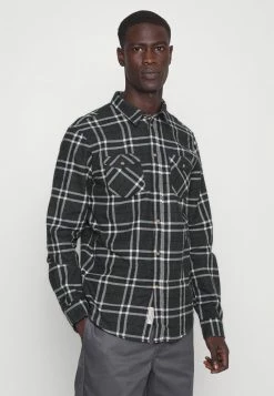 Pier One Hombre Camisa - Mottled Dark Grey