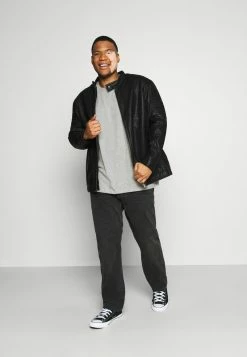 Pier One Hombre 5 PACK - Camiseta Básica - Khaki/grey/dark Blue