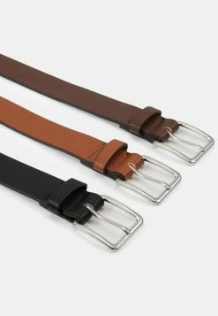 Pier One Hombre 3 PACK - Cinturón - Cognac/black/brown -Pier One Comercio 9a9be1d54a5040d8a4e8e3ec83f96348