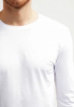 Pier One Hombre Camiseta De Manga Larga - White -Pier One Comercio 9b66f1de3ccf468bbba1f95c27c915e5