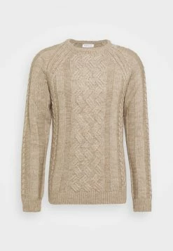 Pier One Hombre Jersey De Punto - Mottled Beige -Pier One Comercio 9cf16c9991ba4f06911a6c3761eb1c9e