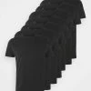 Pier One Hombre 7 PACK - Camiseta Básica - Black -Pier One Comercio 9d043fa87e4c481f853c6645808423c9