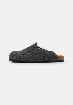 Pier One Unisexo UNISEX - Pantuflas - Dark Grey