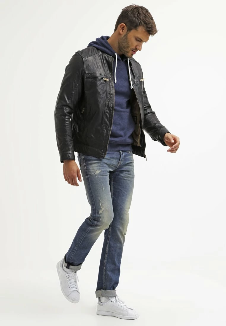 Pier One Hombre Jersey Con Capucha - Dark Blue Melange 4 Pier One Hombre Jersey Con Capucha - Dark Blue Melange - Imagen 2