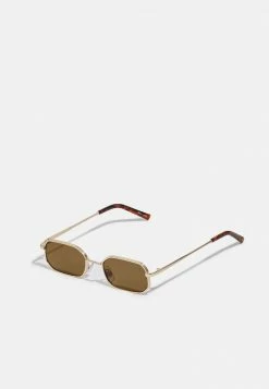 Pier One Unisexo UNISEX - Gafas De Sol - Gold-coloured/brown