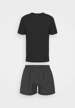 Pier One Hombre Pijama - Black/dark Grey -Pier One Comercio a68e584bbc884c1e909b7e8bbf73274d