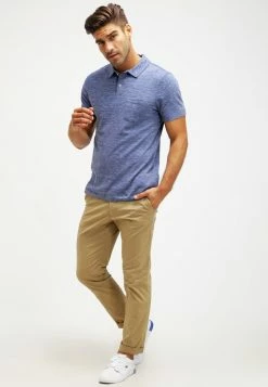 Pier One Polo - Blue Melange, Hombre -Pier One Comercio a6adf26714d64ef7902cdbaf496b7146