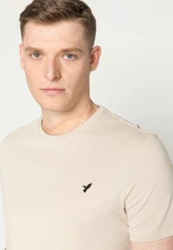 Pier One Hombre WITH BIRD STRAIGHT 5 PACK - Camiseta Básica - White/green/bordeaux/black/beige -Pier One Comercio a78f82e523594e3182dca5fa661668f4