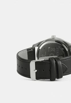 Pier One Unisexo Reloj - Black/silvercoloured -Pier One Comercio a8859fd416164fa093f7111d6acd5e82