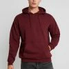 Pier One Hombre PLAIN SKATER HOODY - Jersey Con Capucha - Bordeaux