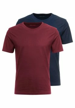 Pier One Hombre 2 PACK - Camiseta Básica - Bordeaux -Pier One Comercio a990708a965045f09ae4d28cffe4d0b2
