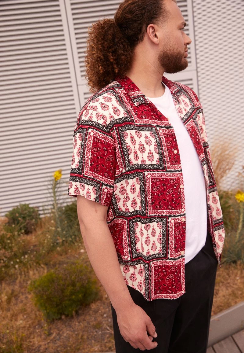 Pier One Hombre PAISLEY - Camisa - Red-beige 5 Pier One Hombre PAISLEY - Camisa - Red-beige - Imagen 3