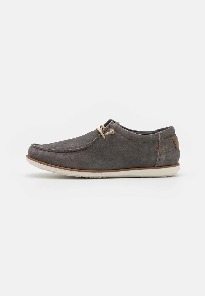 Pier One LEATHER - Zapatos Con Cordones - Grey, Hombre 3 Pier One LEATHER - Zapatos Con Cordones - Grey, Hombre