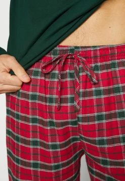 Pier One Hombre Pijama - Dark Green/red -Pier One Comercio ac431d47bd594d0fa9f825c68acdf4cf