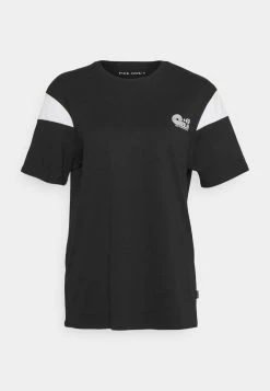 Pier One Hombre SLEEVE BLOCK NEW - Camiseta Estampada - Black/white -Pier One Comercio ad84bf0276aa41ef8acb6fdee7afb0e7