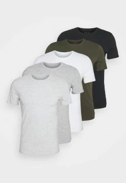 Pier One Hombre 5 PACK - Camiseta Básica - Black/white/light Grey -Pier One Comercio af2e3648ccfd4b198cd51d1c4b807340