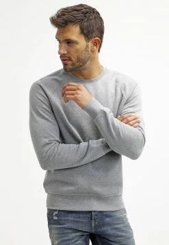 Pier One Sudadera - Mid Grey Melange, Hombre