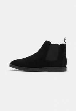 Pier One Hombre LEATHER - Botines - Black