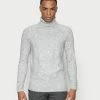 Pier One Hombre ESSENTIAL WINTER TURTLENECK / 512 - MOTTLED BLUE - Jersey De Punto - Mottled Light Grey -Pier One Comercio b339608e502c4efda7f3ead397030f10