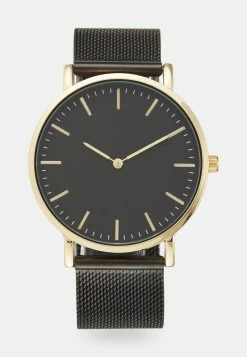 Pier One Unisexo Reloj - Black/goldcoloured