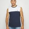 Pier One Hombre EMBRO TANK BLOCK - Top - White -Pier One Comercio b790c56fbf73461d9684a39b73707d74