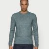 Pier One Hombre ESSENTIAL WINTER CREWNECK - Jersey De Punto - Blue/grey -Pier One Comercio b9783bb8b33b4b7f86b204c313c14b86