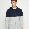 Pier One Hombre Sudadera Con Cremallera - Mottled Grey/dark Blue -Pier One Comercio bdd5b93cd0a9458aa4965ab6d28dbd98