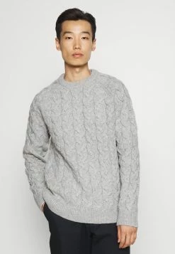 Pier One Hombre Jersey De Punto - Mottled Light Grey