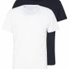 Pier One Hombre 2 PACK - Camiseta Básica - White/dark Blue -Pier One Comercio c317d65fe9bd4dd2b5dfb2c9aa92192f