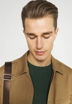 Pier One Hombre Jersey De Punto - Mottled Dark Green -Pier One Comercio c4a75157027844b18a449c0bf30f39e5