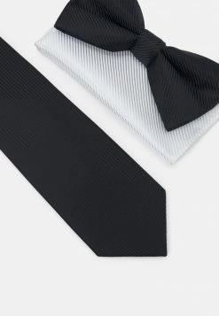 Pier One Hombre SET - Corbata - Black -Pier One Comercio c574144c961949f28c5f8446a04d65e6