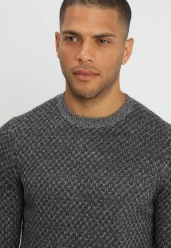 Pier One Hombre Jersey De Punto - Mottled Grey -Pier One Comercio c62b864bdc9b459b9f83cadf35795899