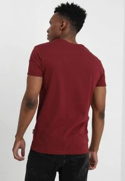 Pier One Hombre Camiseta Estampada - Bordeaux -Pier One Comercio c853b28e56e446859f00452cb161e8db