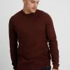 Pier One Hombre Jersey De Punto - Mottled Bordeaux -Pier One Comercio c8af49877993401ea2a8ddfcbaa8a5fd