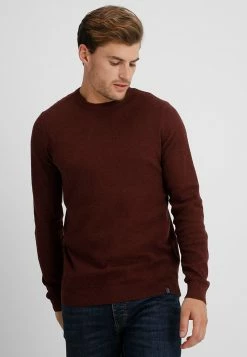 Pier One Hombre Jersey De Punto - Mottled Bordeaux