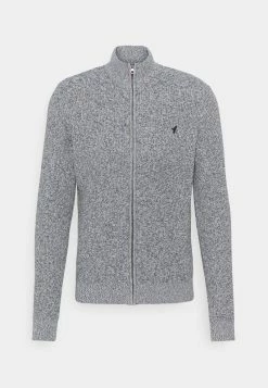 Pier One Hombre Chaqueta De Punto - Mottled Blue -Pier One Comercio c9567765a1f8472b9f944b9170c0eea7