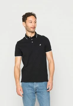 Pier One Polo - Black, Hombre