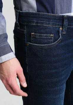 Pier One Hombre BASIC - Vaqueros Rectos - Dark Blue Denim -Pier One Comercio cab4c5a817d8404784a40aa6e7e7d551