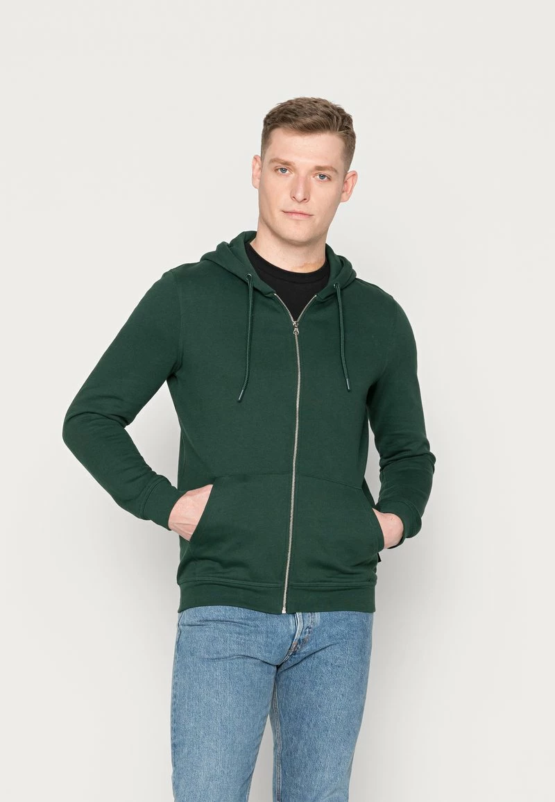Pier One Sudadera Con Cremallera - Green, Hombre 3 Pier One Sudadera Con Cremallera - Green, Hombre